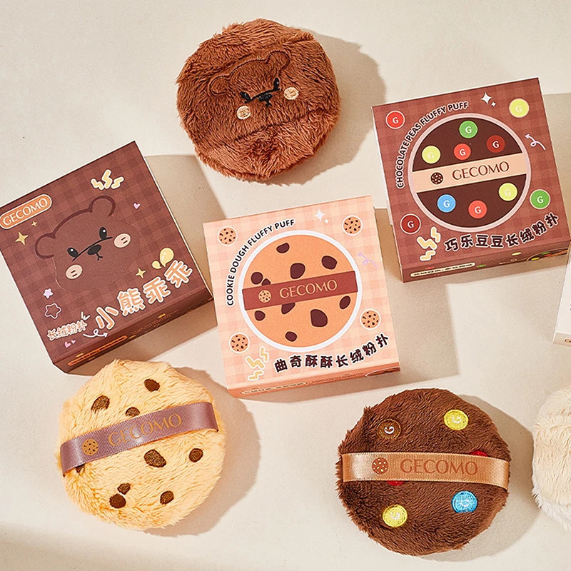 1pcs Cartoon Plush Powder Puff Mini Face Makeup Cosmetics Washable Lightweight Makeup Tool 250625