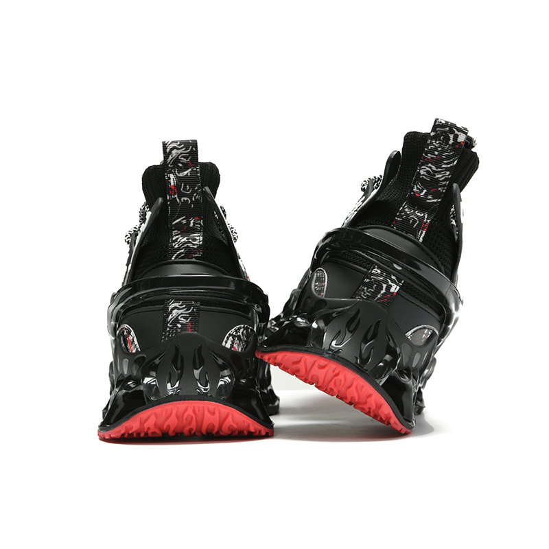 2304-New Versatile Autumn Sneakers, Multi-functional Shock-Absorbing Running Shoes, Breathable and Non-slip in Summer, Bladed Outsole High-Top Basketb