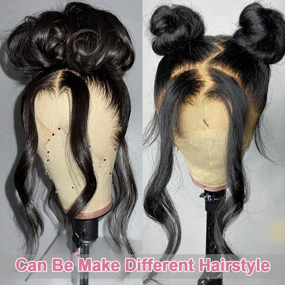 40 Inch Body Wave 360 Full HD Lace Frontal Wigs Human Hair Preplucked Brazilian 250 Density 13x4 Lace Front Synthetic Wig