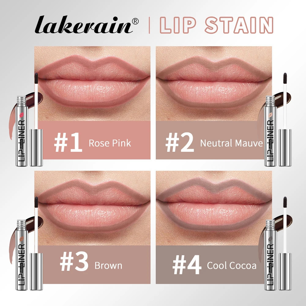 4colors Peel Off Lip Liner Waterproof Long Lasting Lipliner Pencil Moisturising Lips Gloss Tattoo Lipgloss Lipsticks Cosmetics 250625
