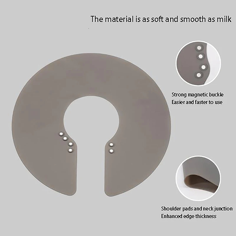 Barber Silicone Hairdressing Cape Waterproof Hair Coloring Wraps Shoulder Cover Pads Neck Cloak Styling Tools Salon Accessories 250625