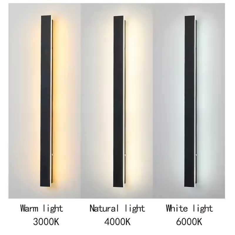 Outdoor Modern Waterproof IP65 Wall Light Porch Garden Wall Lamp Fixtures Garage Front Door Decoration Anti-water Wall Lighting XJ250624
