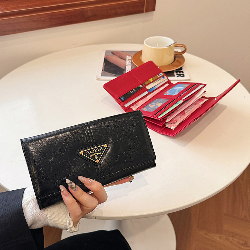 Designer Purses For Women Wallet Women Wallet Men Everyday Use Minimalist Leather Wallet Mini Snap Multiple Card Slots Multicolor ID Window Coin Pocke