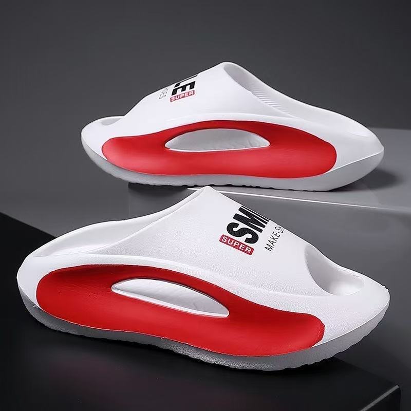Sneaker Comwarm New Slippers For Women Men Summer Fashion Thick Bottom Slides Soft EVA Hollow Unisex Sports Sandals Beach Shoes 702e