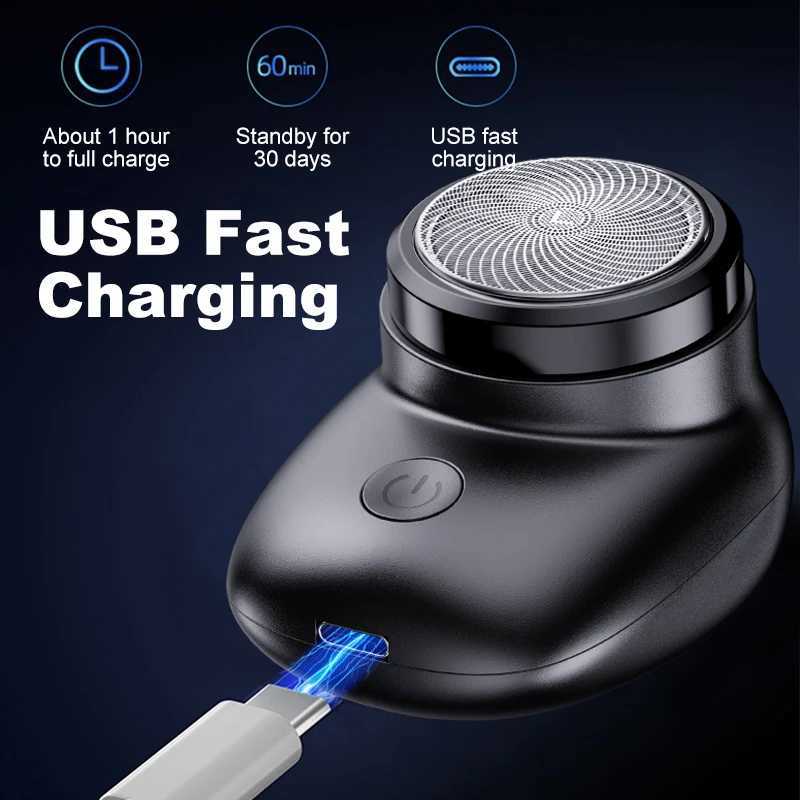 Palm Razors Men Shave Three Styles to Meet Travel Requirements and Support TYPE-C Charging. W250625