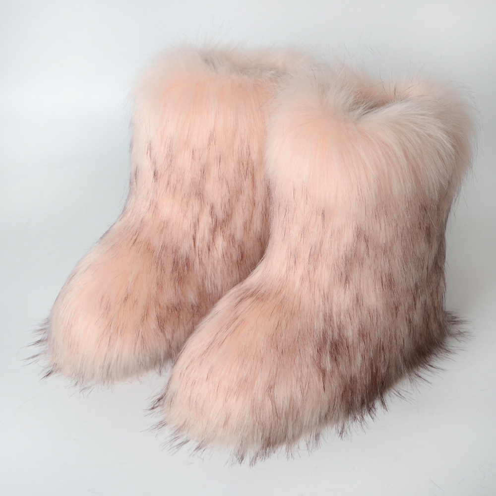 hot free shipping designer Boots for woman Winter warm thick anti slip midsole casual fashionable snow boots