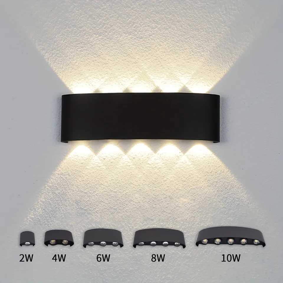 2W 4W 6W 8W 10W LED Wall Light High Brightness Waterproof AC85-265V Indoor And Outdoor Corridor Garden Decorative Wall LightXJ250624