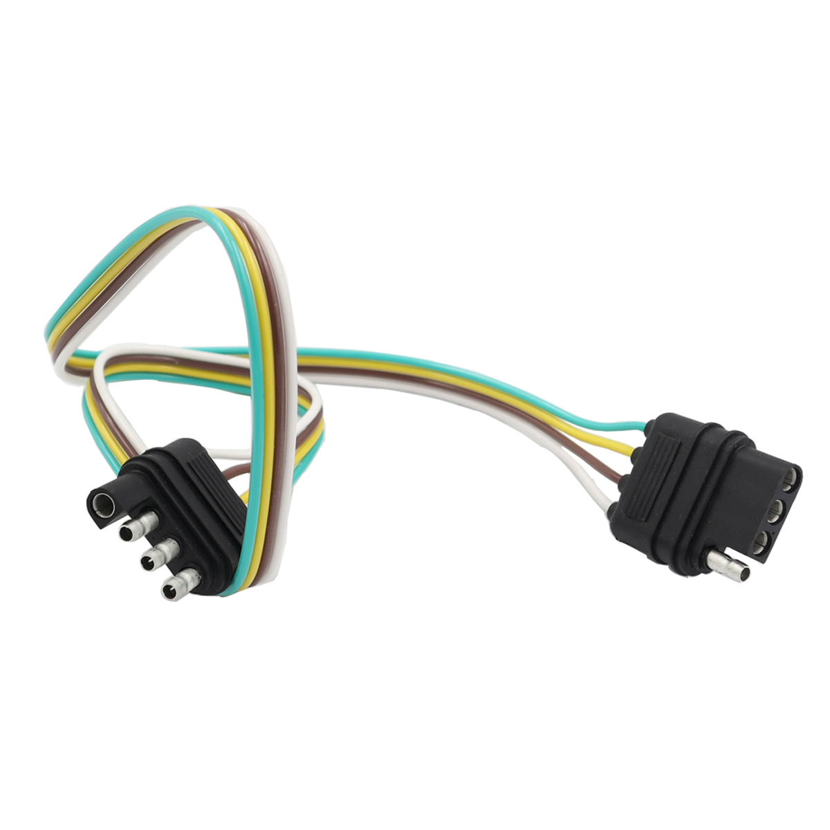 American four core trailer wire, four core SAE male and female plug wire