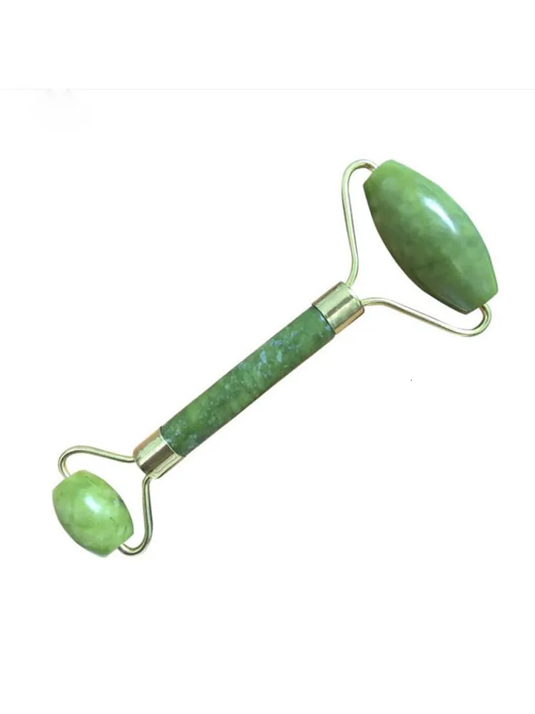 2PCS Natural Massager For Face Gouache Scraper Face Massager Jade Roller Guasha Scraper For Face Microniddle Roller Face Gua Sha 250619