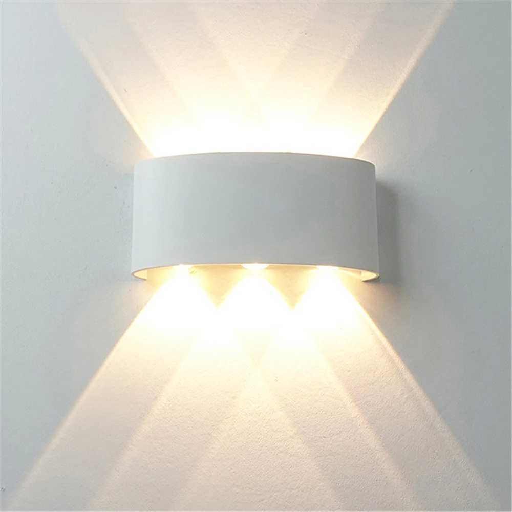 LED Outdoor Waterproof Wall Lamp Lighting Bedroom Living Room Light Aisle Corridor Outdoor Garden Lamp Aluminum LED Wall Sconce XJ250624