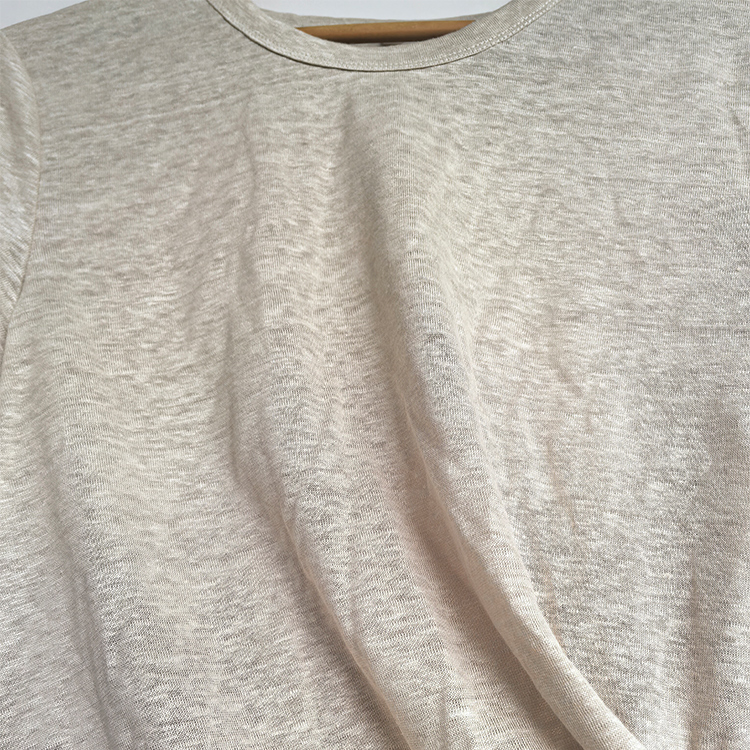 Breathable Organic Natural Fiber V-neck Top for Everyday Wear