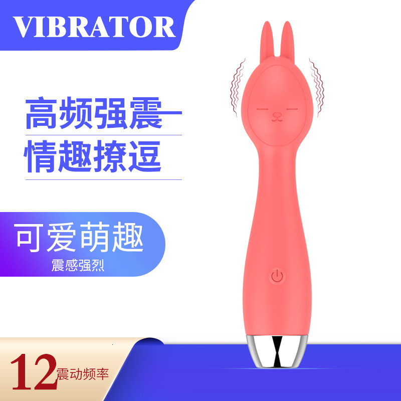 Haoqi Fun New Female Masturbation Massager 12-Speed Single-Head Vibrator Adult Sex Toy