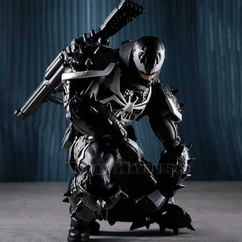 Disney In Stock Ct Toys Venom Action Figure Kaiyodo Figurine Marvel Movable Collection Eugene Thompson Ko Model Decorate Toys Kids Gift W20250625