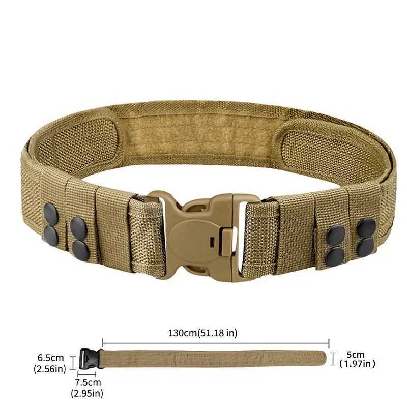 1pc Quick Release Tactical Belt for Men Fashion Style Combat Belt for Outdoor Activities and Fishing W250625