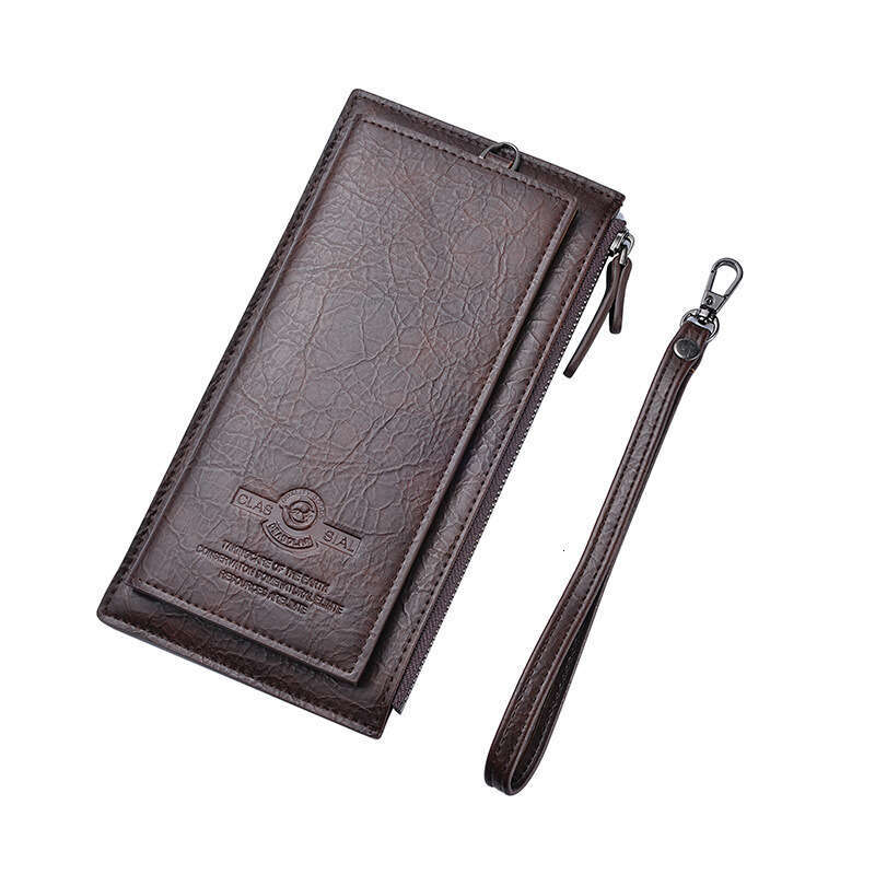 New Men's Long Wallet Style Soft Leather Handbag Clutch Hot Sale wallet designer mens wallet