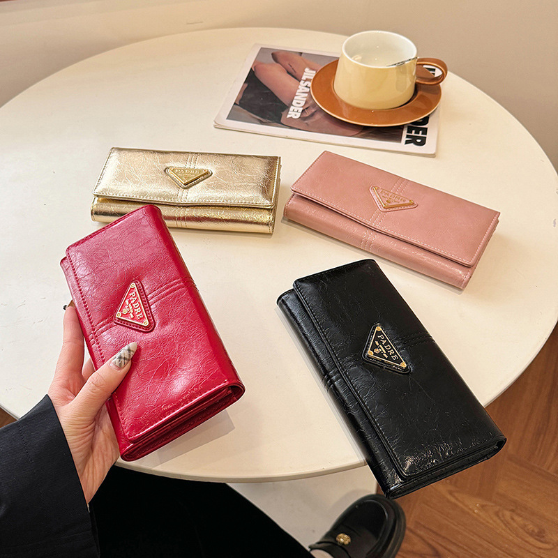 Designer Purses For Women Wallet Women Wallet Men Everyday Use Minimalist Leather Wallet Mini Snap Multiple Card Slots Multicolor ID Window Coin Pocke