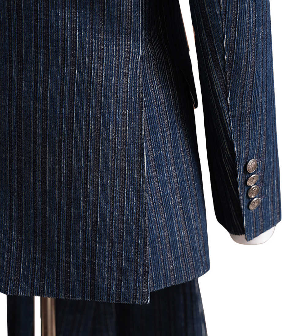 Vintage Wedding Tuxedos Velvet 2 Piece Set Jacket Pants Peaked Lapel Men Suit Single Breasted Work Wear Party Suits Customized