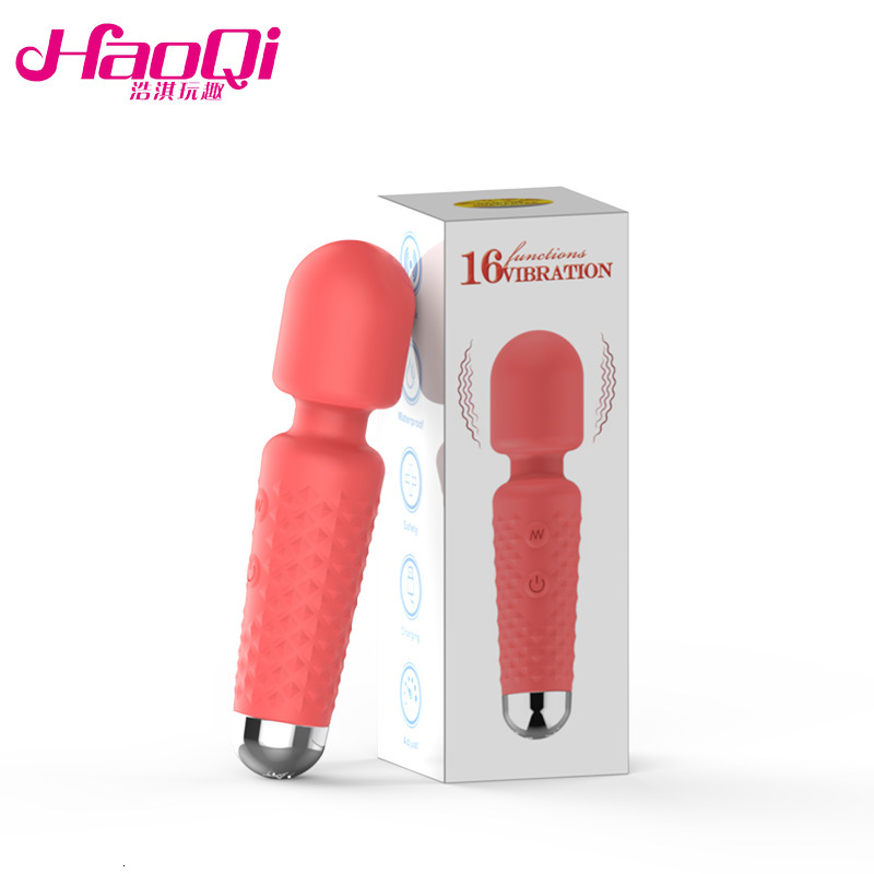 Haoqi Fun New Silicone Mini AV Stick Particle Vibration Female Masturbation Device Adult Sex Toy