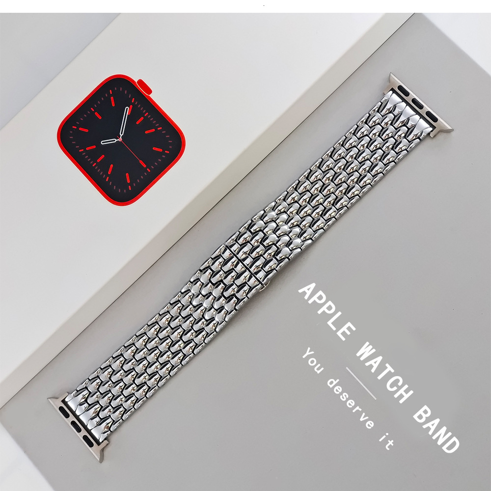 Luxury Premium Fashionable Dragon - Patterned Metal Watch Band for Apple Watch Series 1-9