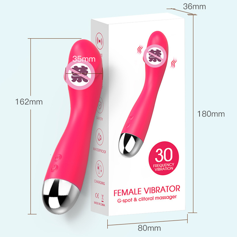 Haoqi Fun Silicone Rechargeable Vibrator for Women Multi-frequency Vibrating Massager Female Masturbation Device Sex Toy