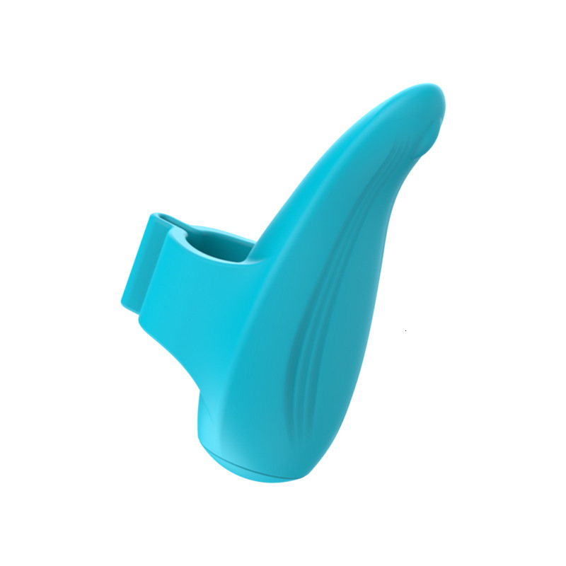 Haoqi Fun New Silicone Finger Vibration Sleeve for Women Massage Masturbation Device Adult Sex Toy