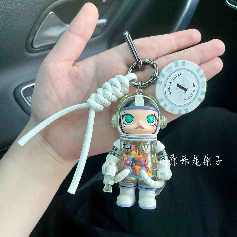 Space Molly Anniversary Pendant 3 Car Keychain Creative Bag Hanging Key Chain Holiday Gift For Boys And Girls Y250624