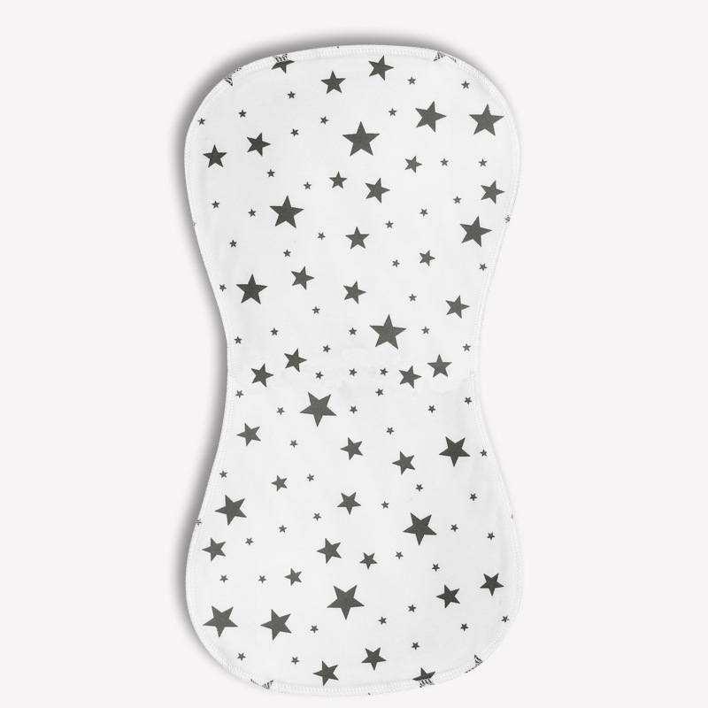 New Cute Printed Soft Design Cotton Breathable Newborn Baby Shoulder Pads Drool Towel Baby Towel