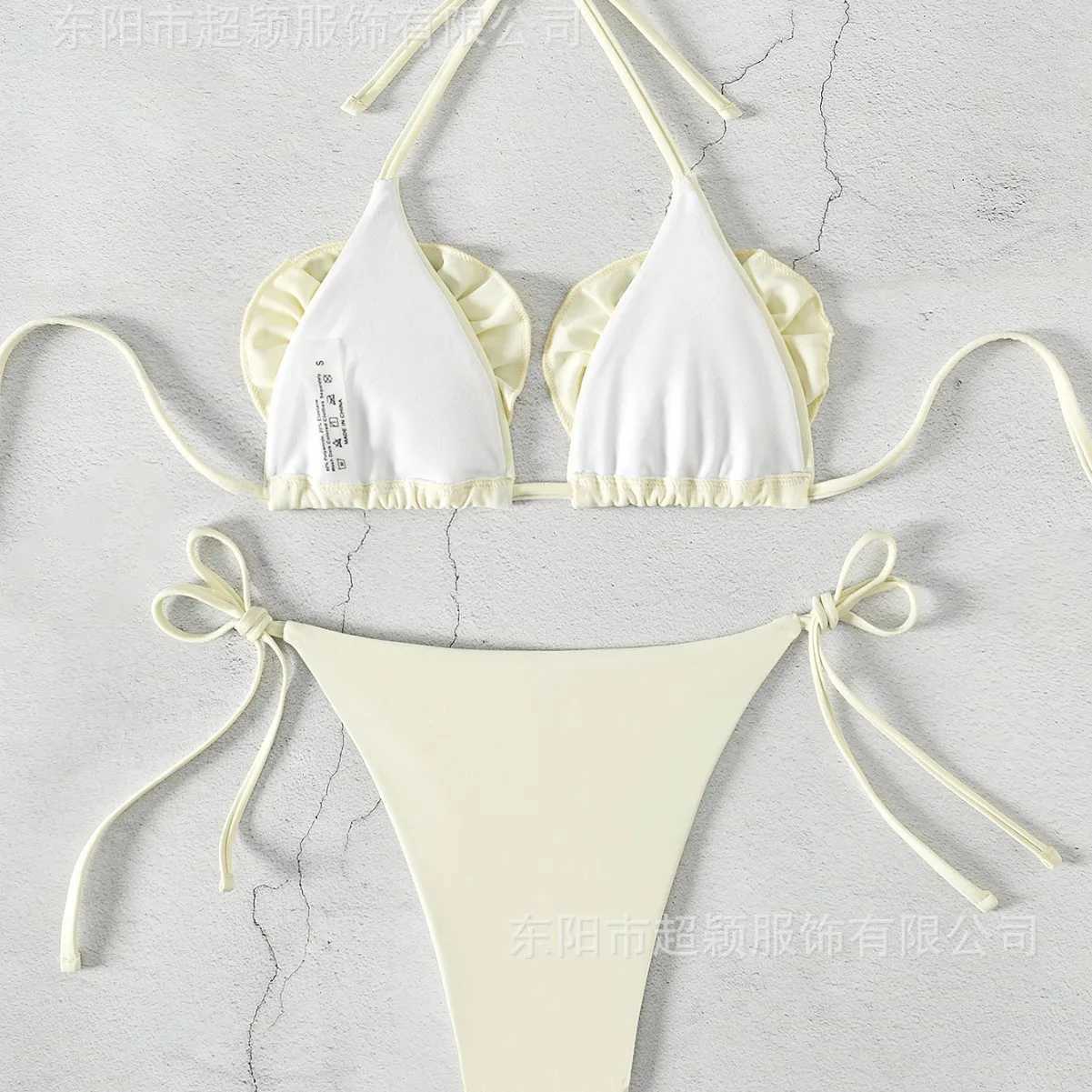 Stereo flower bikini sexy babes split swimsuit womens swimsuit 2025 newXJ250624