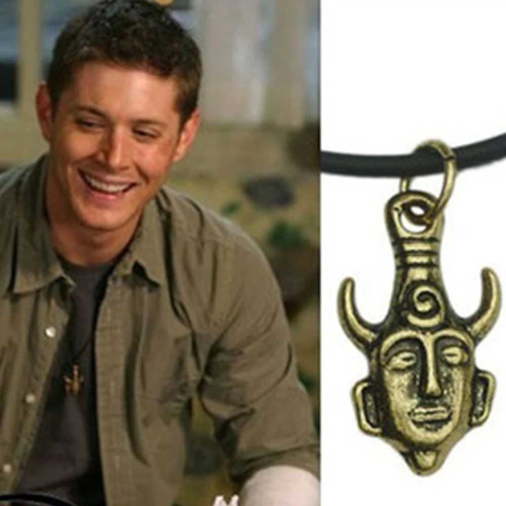 Angel Wicca Dean Winchester Jensen Ackles Supernatural amulet pendant necklace Drop Ship M250625