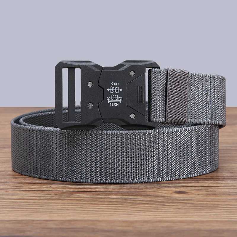 Mens Fabric Belt for Drilled Army Gun Canvas Belt Designer Male Belts Mens Trousers Belt for Jeans Waist Belts BF017 W250625