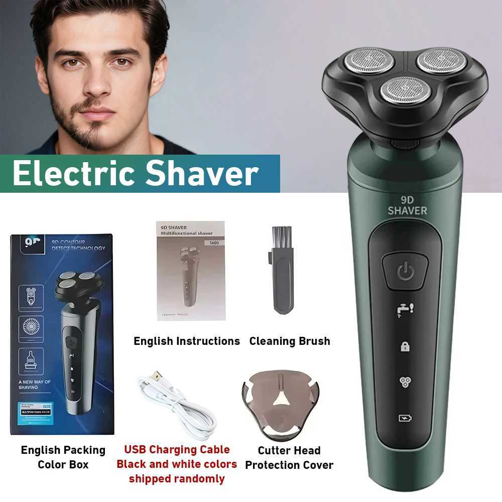 2025 NewestMens Electric Shaver 3D Floating Blades - 1200mAh USB Rechargeable | Detachable Washable Design | Waterproof Core W250625