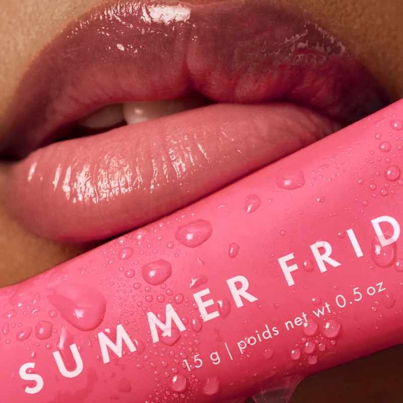 Summer Fridays Lip Butter Pink Guava 15g Lip Balm Liquid Lipstick moisturizes Smooth Soft Makeup Lips Glaze LipGloss pink sugar beige birthday cake 0.