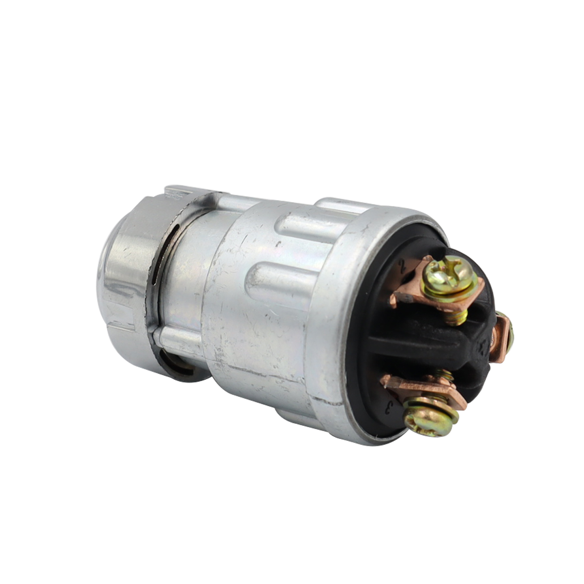 3-Wire Universal Ignition Key Switch for Cars, Buggies, Mowers and Go Karts, Off/On/(Start)