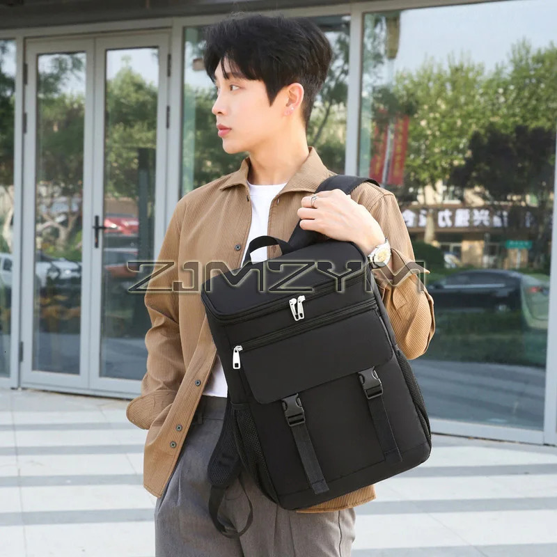 Picnic Thermal Cooler Backpack Camping Lunch Bag For Food Drinks Beach Insulated Travel Leak-Proof Bag 250624