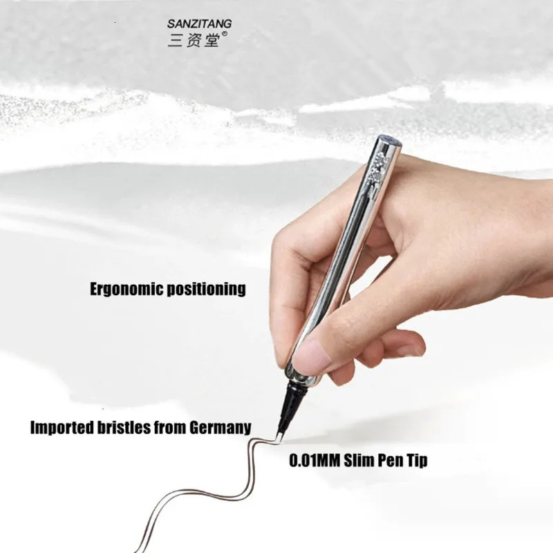 SANZITANG Two Points Liquid Eyebrow Pencil Brows Definer Eyeliner Lower Eyelash Aegyo-sal Hair Line Pen Waterproof Natural 250625