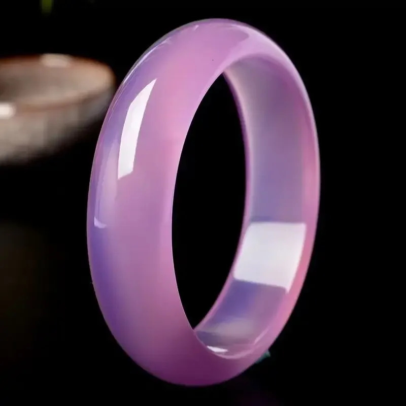 Agate Chalcedony Bracelet Ice Violet Jade Womens Purple Fashion 250624