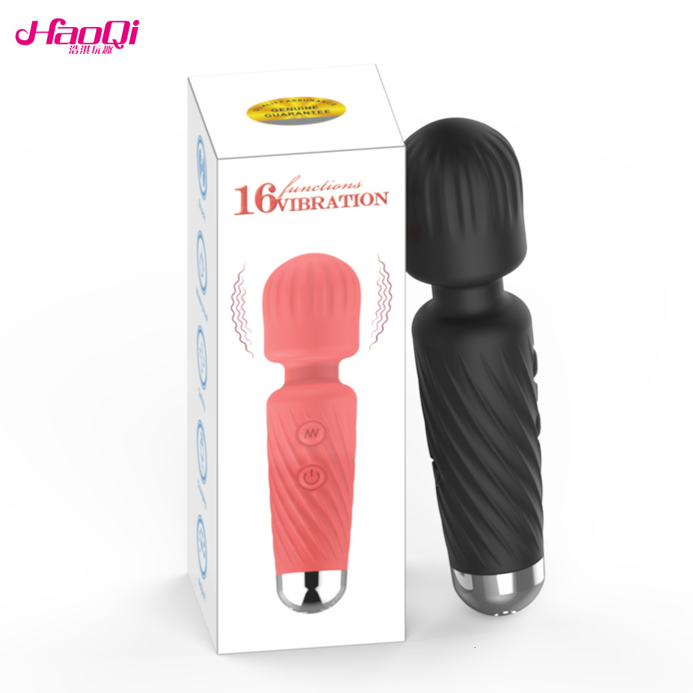 Haoqi Fun New Mini Rechargeable AV Adult Sex Massage Stick Masturbation Device