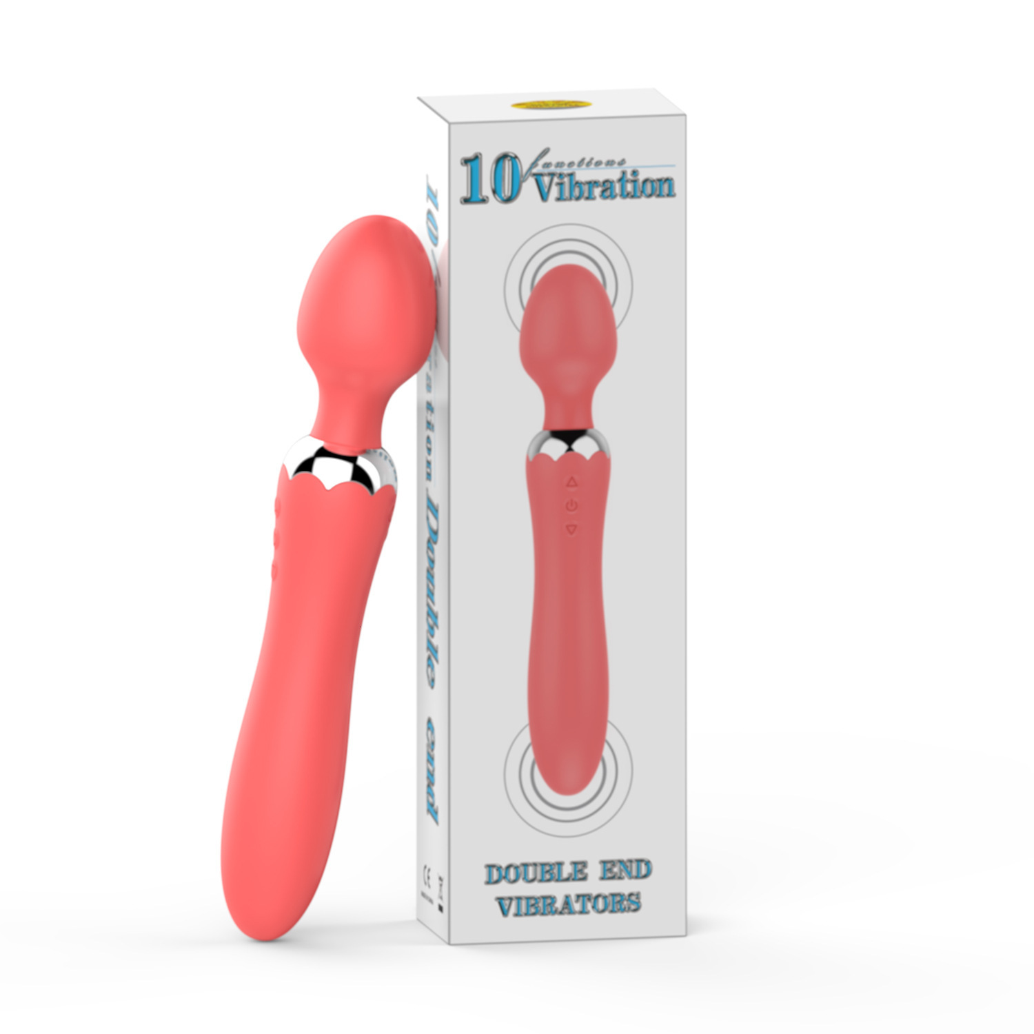 Haoqi Fun Variable Frequency Adult Products Female Dual-Head AV Vibrator