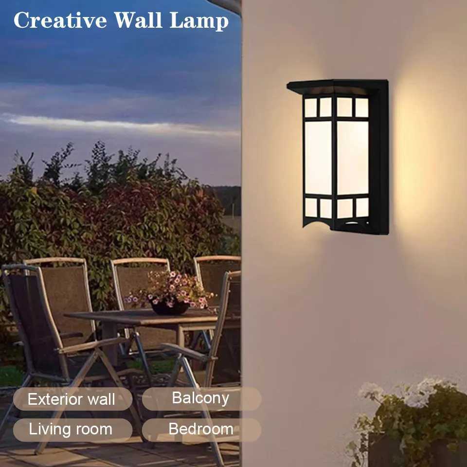 Led Outdoor Wall Light Waterproof IP66 Led Outdoor Lighting Porch Lights Balcony Garden Lights Outdoor Wall LampXJ250624