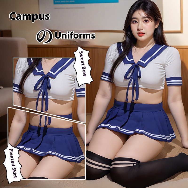 Lace style erotic lingerie, pure first love uniform, stage performance costume, dating couple supplies 1205