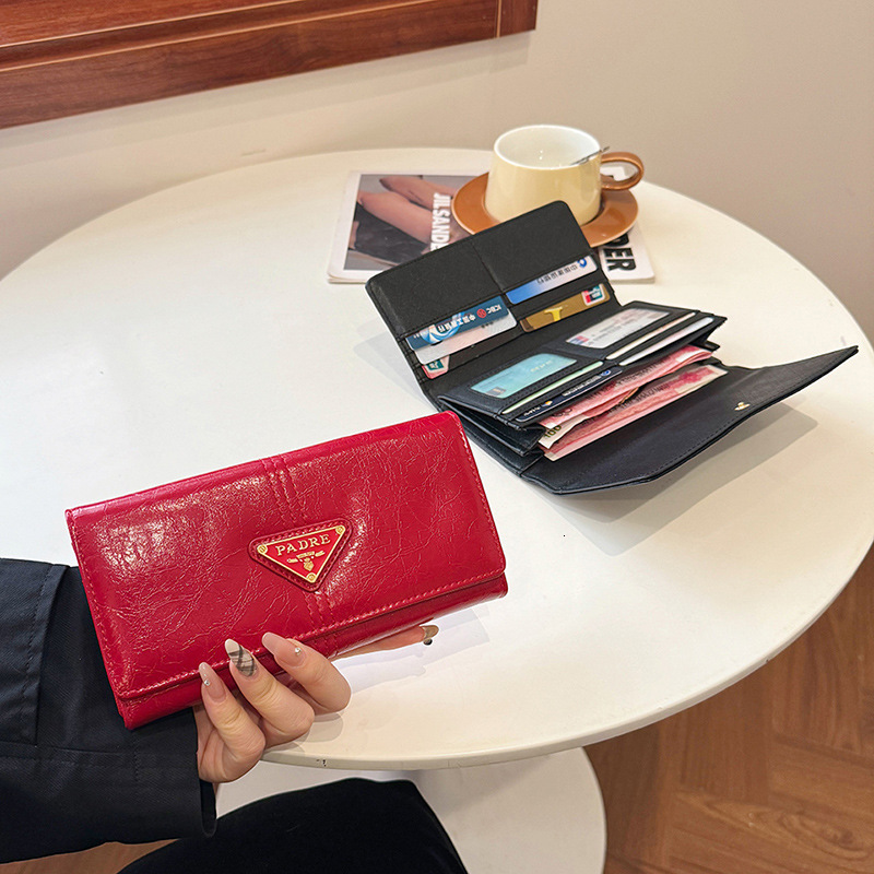 Designer Purses For Women Wallet Women Wallet Men Everyday Use Minimalist Leather Wallet Mini Snap Multiple Card Slots Multicolor ID Window Coin Pocke
