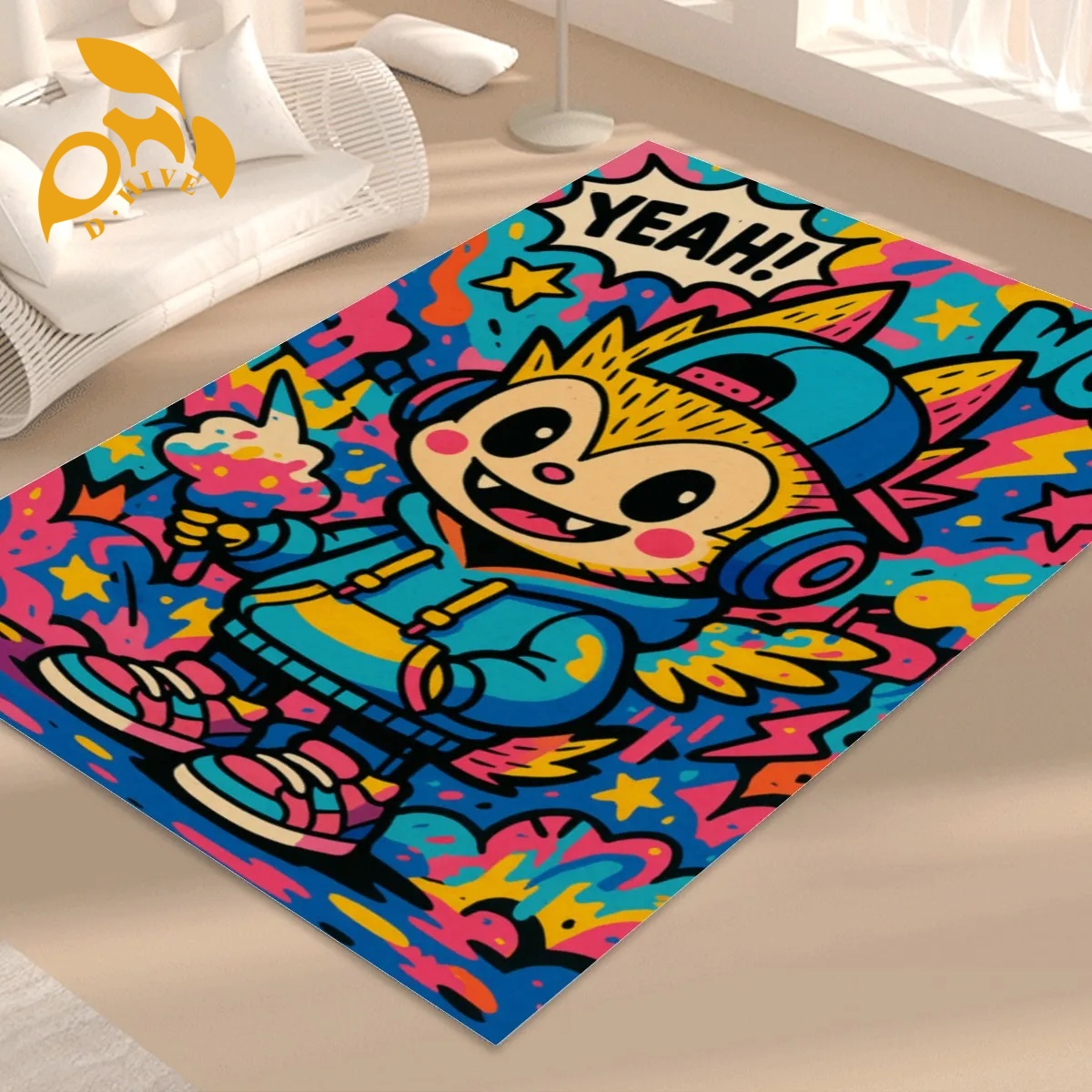 free shipping customized definition Foldable Rectangular Floor Mat Comfortable skin-friendly high quality attractive