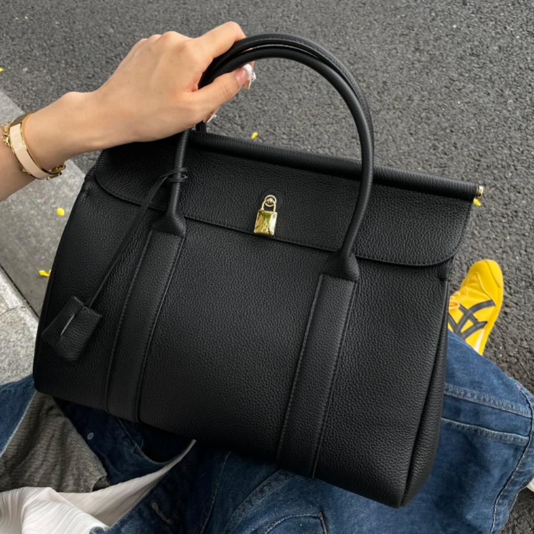 High-quality New Designer L32 Tote Bag Ghiera Large Capacity Lychee Pattern Bag Designer Women Bag 2025 Spring And Summer Oxskin Bag Luxury Bag