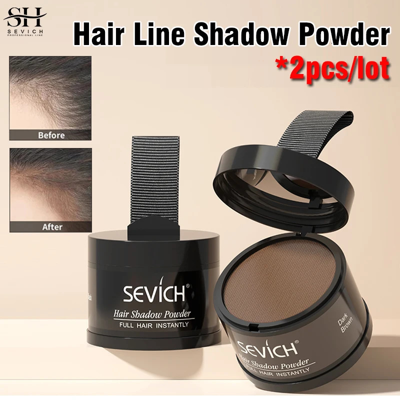 Sevich Hairline Shadow Powder Instantly Black Root Cover Up Natural Hair Filling Hair Fluffy Powder Waterproof Hair Concealer 250625