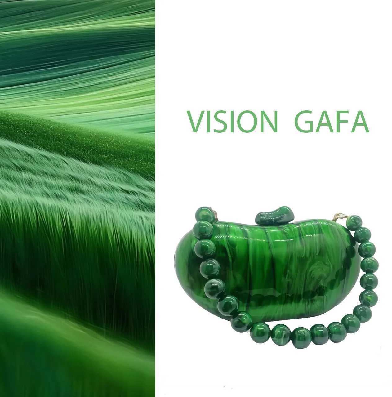 2025 Marble Green Pearl Acrylic Women Shell Box Clutches Gift phone bag Evening Minaudiere Bags Wedding Bridal Handbags Party M250625