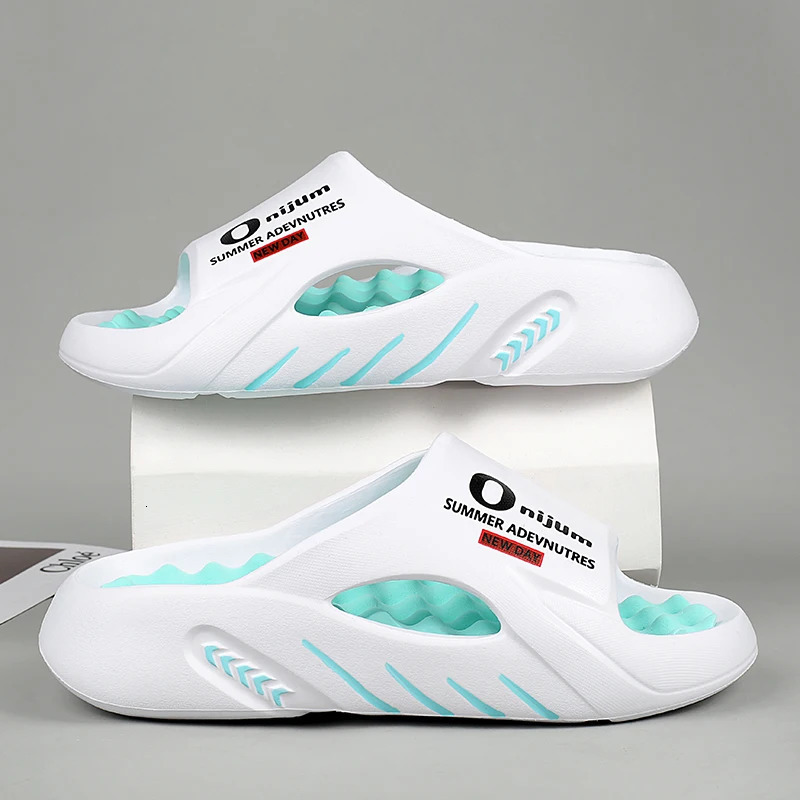 Men Massage Slippers Slides Indoor Outdoor Sandals Beach Casual Shoes Comfortable Sole Mens Big Size 3847 250624