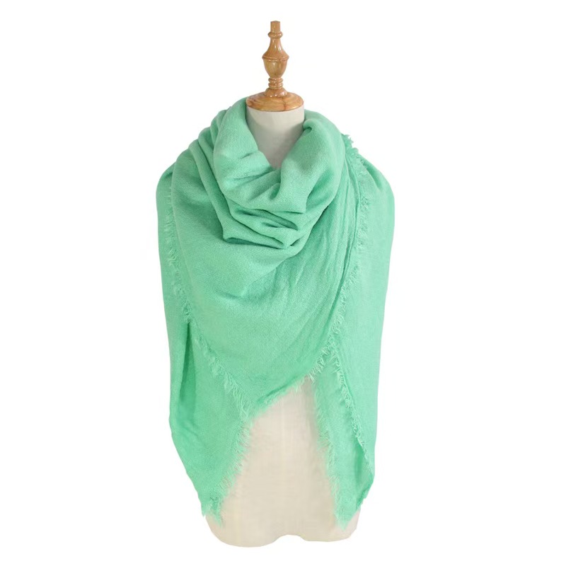 K1135 Outdoor Arabic square scarf magic outdoor scarf shawl monochrome outer wear free changeable headscarf jacquard scarf thick