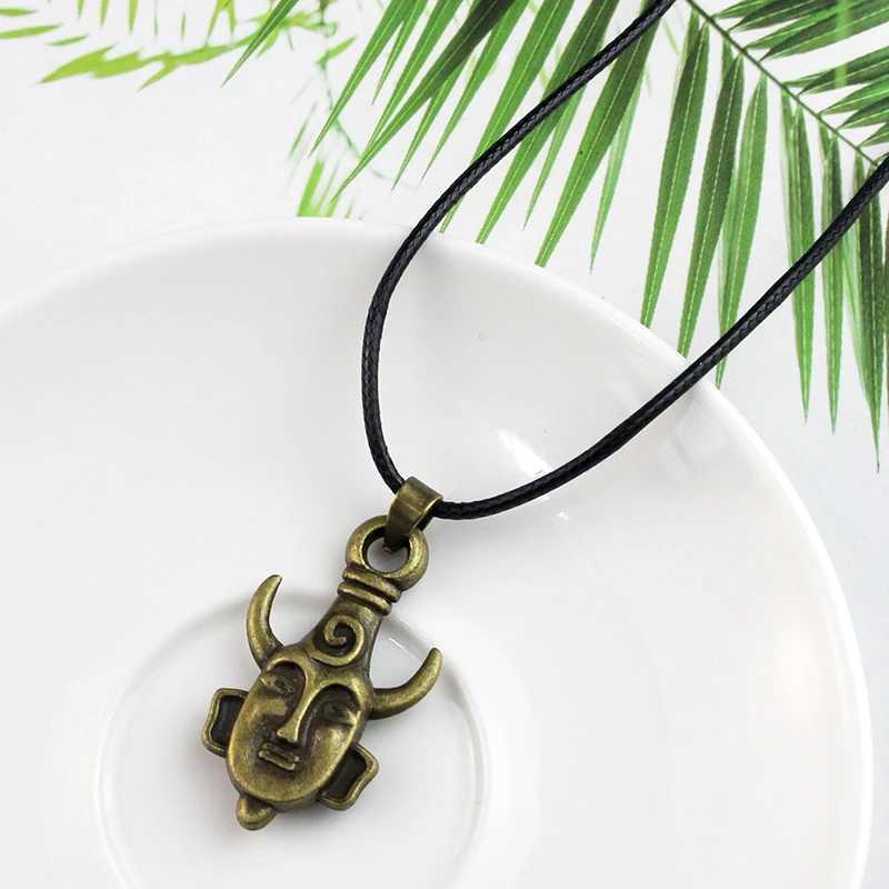 Movie Supernatural Dean Leather Rope Coppery Pendant Necklace for Women Men Winchester Jensen Jewelry Ackles Amulet Vintage M250625