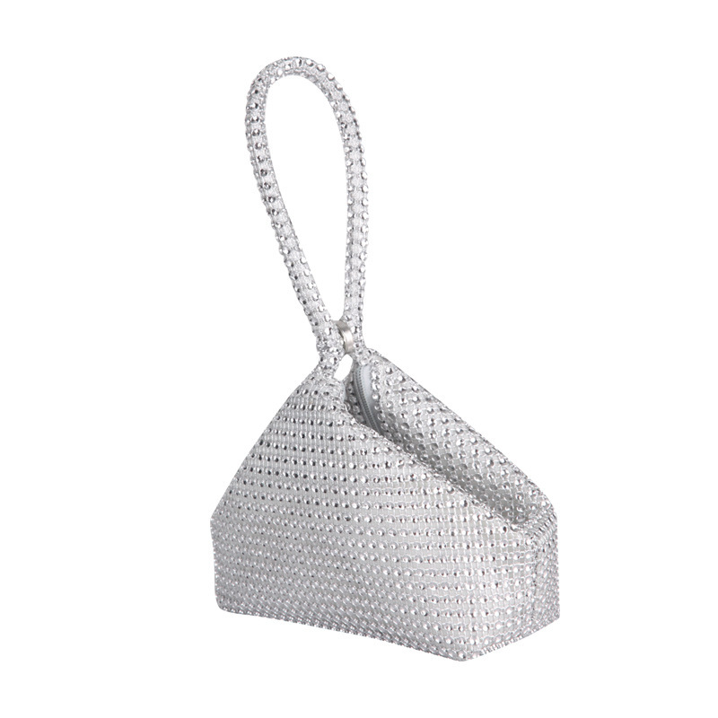 Free Shipping 2025 New Designer Bag New Handmade Faux Rhinestone Evening Bag Elegant Versatile Socialite Party Handbag Fashionable High-end Wholesale