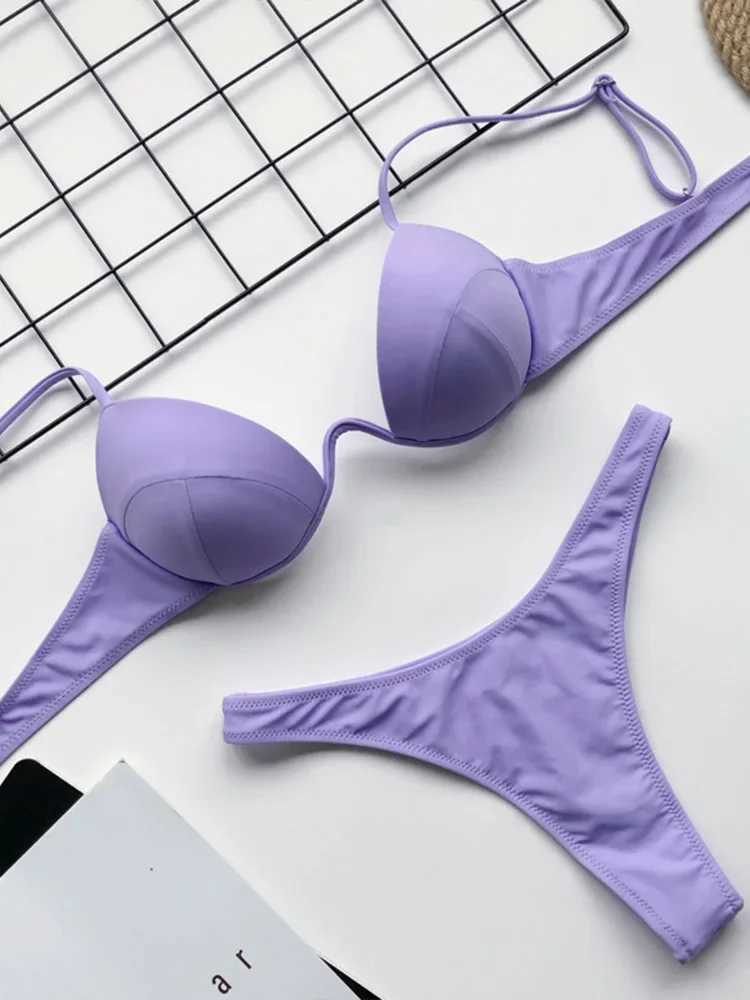 VZVN Sexy Leopard Bikini 2 Piece Set Women Split Swimsuit Backless Beach Vacation Bikinis 2025 New Summer Swimwear Bikini Set XJ250624